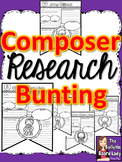 Composer Research Sheets - Bunting Style