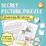 Composer Secret Picture Puzzle Printable and Digital Activity | Johannes Brahms
