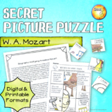 Composer Secret Picture Puzzle Printable and Digital Activ