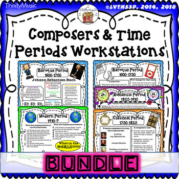 Preview of Composer & Time Period (BUNDLE)