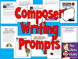 Composer Writing Prompts- Writing Prompts with a Music Theme