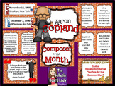 Composer of the Month Copland-Bulletin Board and Writing A