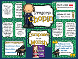 Composer of the Month Frederic Chopin-Bulletin Board and W