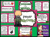 Composer of the Month Tchaikovsky Bulletin Board and Writi