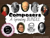 Composers - A Growing BUNDLE of composer biographies with audio