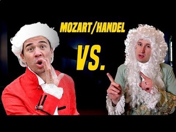 Preview of Composers for Kids - Handel and Mozart - RAP BATTLE!