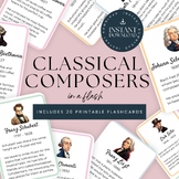Composers in a Flash | Famous Piano Composers Flashcards