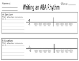 Composing ABA rhythms