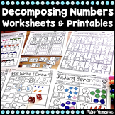 Composing And Decomposing Numbers Worksheets for Numbers 0-10
