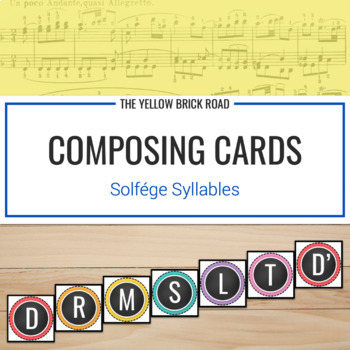 Composing Cards for Voice or pitched percussion (freebie)