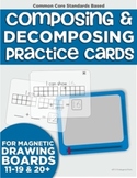 Composing & Decomposing 11-19 Cards for Magnetic Drawing Boards