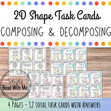 Composing & Decomposing 2D Shape Task Cards