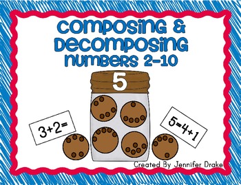 Composing & Decomposing Numbers 2-10 ~Cookie Jar Version~ Supports CC