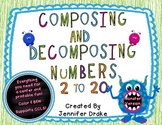 Composing & Decomposing Numbers 2 to 20 *Monster Theme* Ce