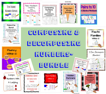 Preview of Composing & Decomposing Numbers- Bundle