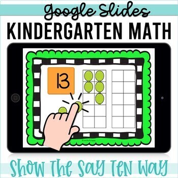 Preview of Composing Numbers 11 to 20 GOOGLE Slides activity