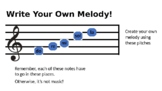 Composing Practice on the Staff with Solfege