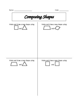 Preview of Composing Shapes