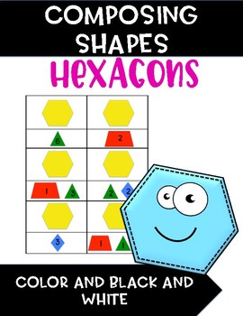 Preview of Composing Shapes Hexagons