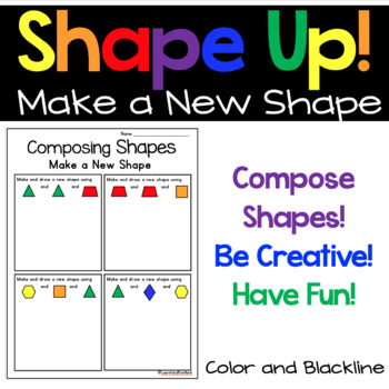 Preview of Composing Shapes- What Can You Make With These Shapes?