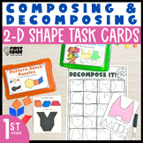 Composing 2D Shapes Decomposing Geometry Task Cards First 