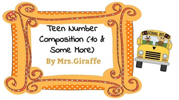 Preview of Composing Teen Numbers