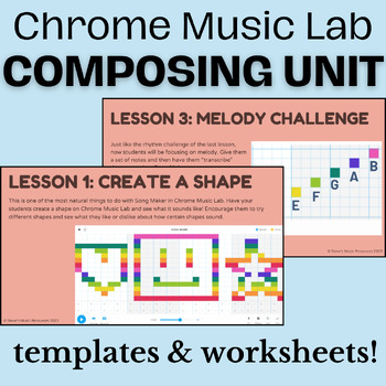 Preview of Composing Unit with Chrome Music Lab Digital Resource