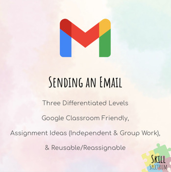 Preview of Composing an Email: Independent & Group Work Activities - REUSABLE