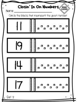 Composing and Decomposing - Building and Breaking Apart Teen Numbers