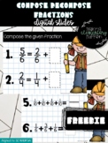 Composing and Decomposing Fractions - Digital Slides - FREEBIE