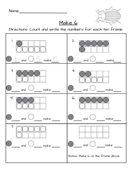Preview of Composing and Decomposing: Make 6