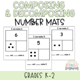Composing and Decomposing Number Mats (up to 10)