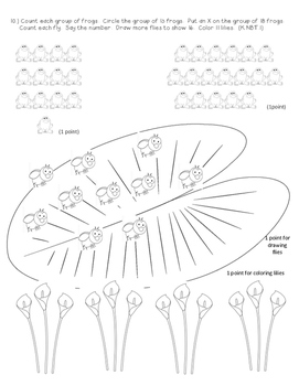 Composing and Decomposing Numbers 11-19 My Math Pretest by Kinder