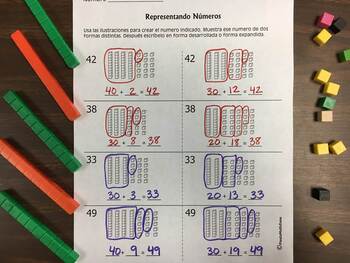 Preview of Composing and Decomposing  Numbers, 2nd Grade