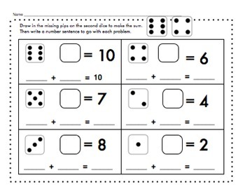 composing numbers kindergarten