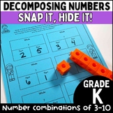 Composing & Decomposing Numbers to 10 K Math Center & Part
