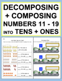 Composing and Decomposing Numbers to 20 | Adding Tens and Ones