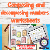 Composing and Decomposing Numbers up to 120 Worksheets