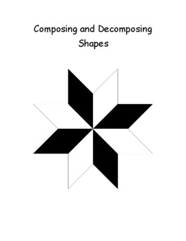 compose and decompose shapes teaching resources tpt