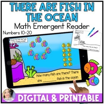 Preview of Composing and Decomposing Teen Numbers - Making Teen Numbers - Ocean Numbers
