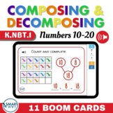 Composing and Decomposing Teen Numbers Part-part-whole Boo