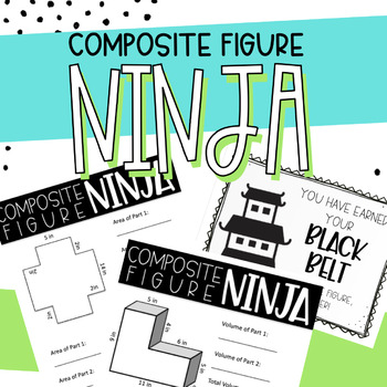 Preview of Composite Figure Ninja - Differentiated for Volume and Area