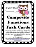 Composite Functions Task Cards