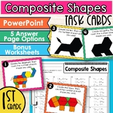 Composite Shape Task Cards for First Grade | Pattern Block