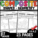 Composite Shapes 1st Grade Geometry Worksheets 1.G.A.2