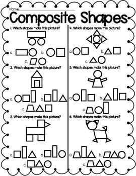 Composite Shapes by Liddle Minds | Teachers Pay Teachers