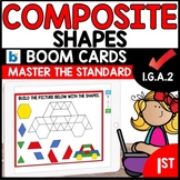 Composite Shapes BOOM CARDS Distance Learning 1.G.A.2