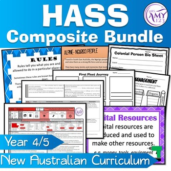 Preview of Composite Year 4/5 HASS Units- Australian Curriculum