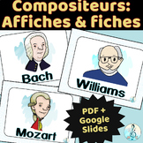 Compositeurs de musique célèbres: Affiches PDF & fiches Go