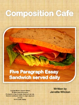 Composition Cafe: Five Paragraph Essay Sandwich served daily! | TpT